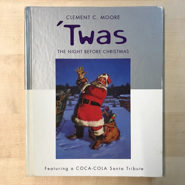 Vintage Coca-Cola 'Twas The Night Before Christmas Clement C Moore Hallmark 2001
