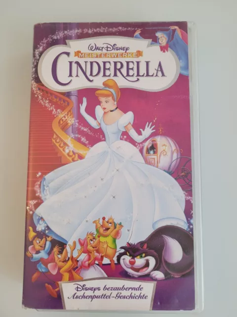 Cinderella  Walt Disneys Meisterwerk VHS 00410 Original mit Hologramm