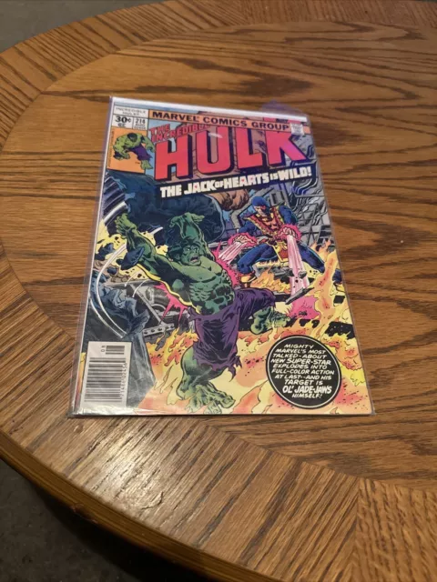 Incredible Hulk #214  "Hulk Vs Jack Of Hearts"