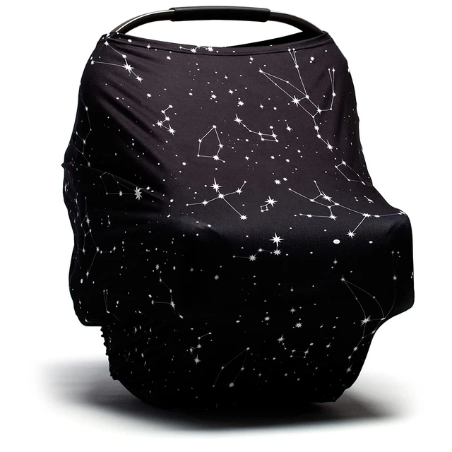 Moody Park Baby - Baby Carseat Cover - Ultra Soft and Stretchy Nursing Cover - 6
