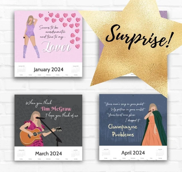 THE ERAS 2024 Calendar Taylor Swift The Eras Tour Calendar For Fans