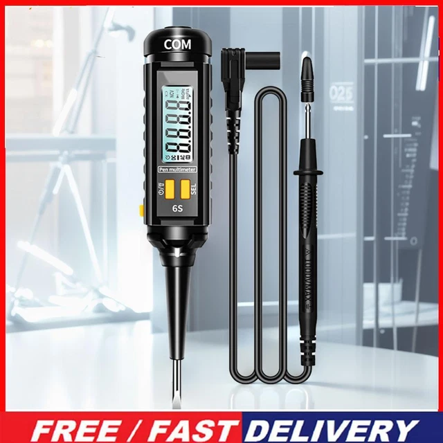 PEN TYPE DIGITAL Multimeter Backlit Display Non-Contact Voltmeter Multi ...