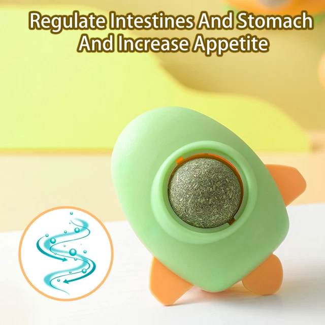 Cat Catnip Ball Sealed Lid Increase Appetite Round Furniture Cat Licking Ball