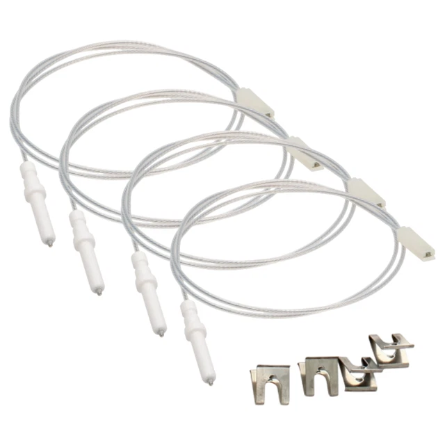 Kit 4 Candele Di Accensione Elettronica Per Piano Cucina Wega White - Ricambio Originale