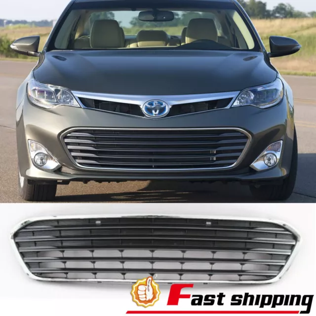 Fits 2013 2014 2015 Toyota Avalon Bumper Lower Grille Grill W/Chrome Replacement