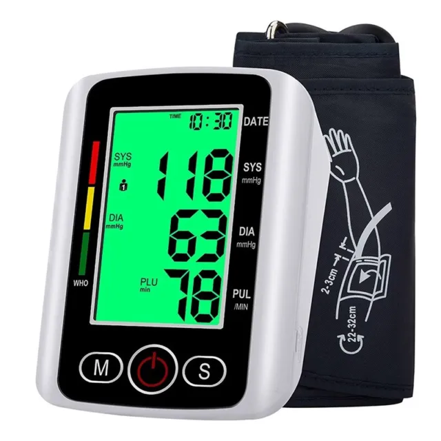Automatic Upper Arm Digital Blood Pressure Monitor Pulse Rate Monitoring Ma I2O6