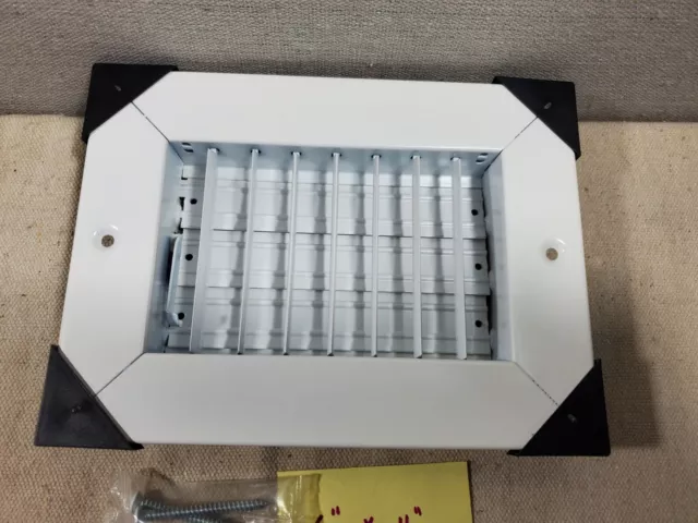 6" x 4"  Supply Air Vent Cover Steel Air Grille - for Ceiling and Sidewall -HVAC