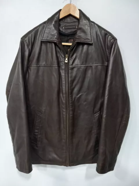 Wilsons Men's Brown Leather Jacket M