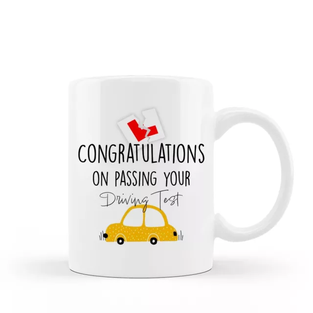 Novelty Mug - Congrats Passed Driving Test - Gift Mug for Him/Her