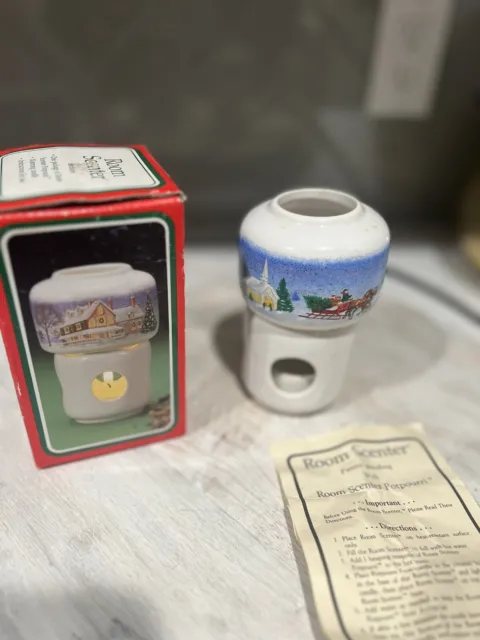 Vintage Christmas Potpourri Press Room Scenter Candle Holder Simmer Pot