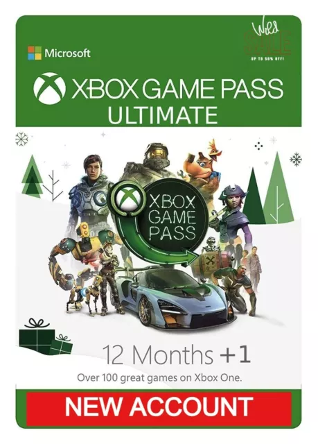 COMPTE XBOX GAME PASS ULTIMATE 13 Mois GLOBAL (PC+XBOX X/S) EA GOLD Ce