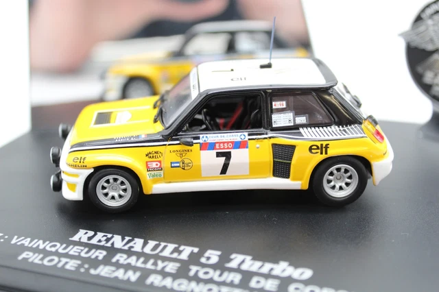 Miniature Renault 5 Turbo #3 - Jean Ragnotti - Universal Hobbies 1/43 - Signée - Occasion