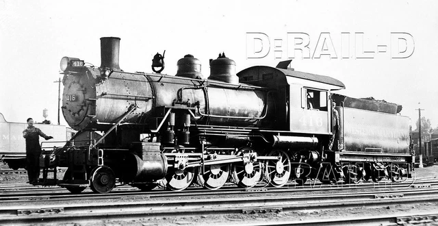 9E845 2Ndgen Negative/Rp 1936 Western Maryland Railway 2-8-0 Loco #416  H'town