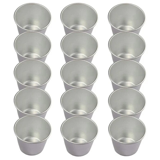 15 Packungen Puddingformen, Antihaft Puddingbecher, Eierkuchenform, Robuste M5D2