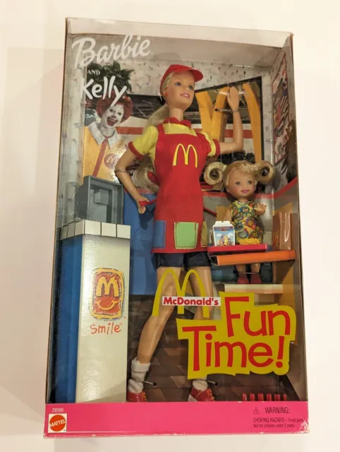 Barbie and Kelly McDonald's Fun Time Doll Set 2001 Mattel #29395 Collectible 