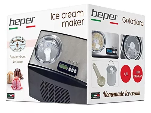 Sorbetière Auto 1,5 Litres machine à Préparer Crème glacée Ice Cream 2