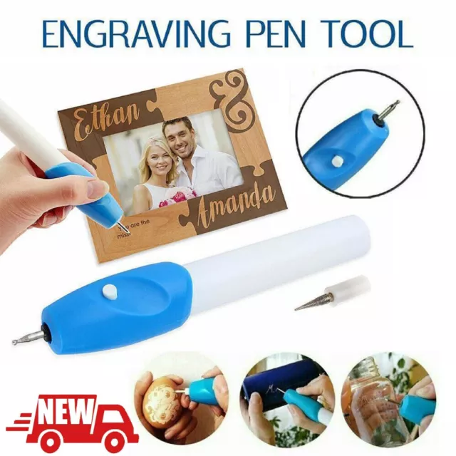 Electric Engraving Pen Cordless Carving Pen Micro Engraver Tool Carving Tools AU