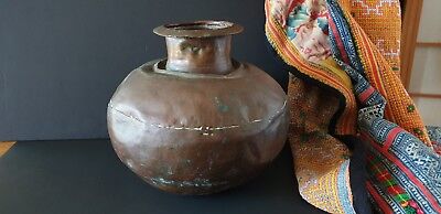 Old Northern India Copper Water Carrier …beautiful accent / collection piece