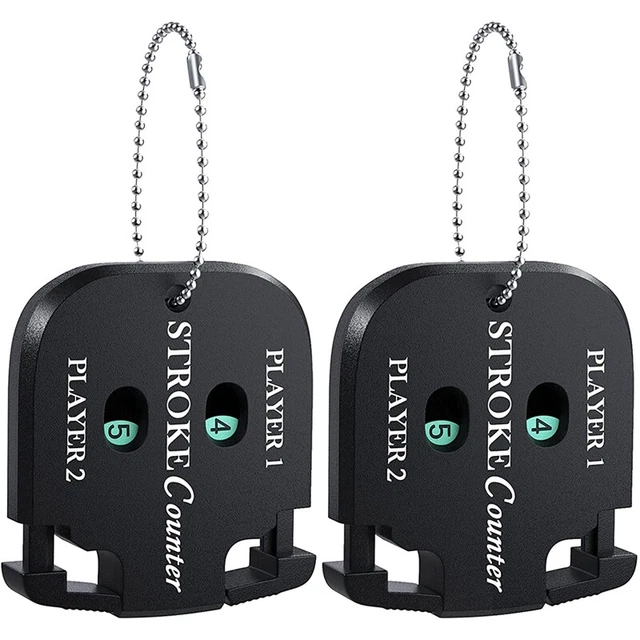 Score Shot Stroke Counter Clicker with Key Chain for Game Scorekeeper Porta L3X2