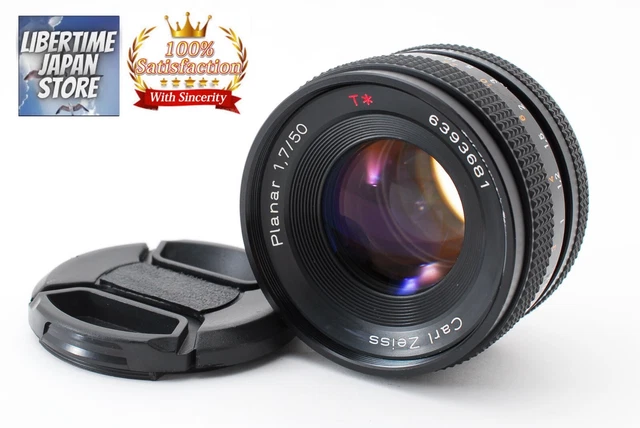 Contax Carl Zeiss Planaren T 50mm F/1.7 Aej Mf Standard Objektiv [ EXC + 5]