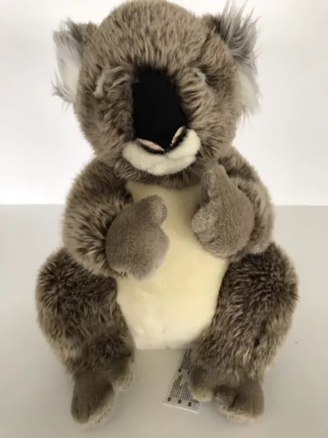 Schwarz Koala Bear Plush Stuffed Animal  FAO 12"