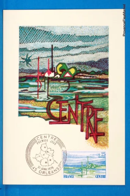 REGION CENTRE   Carte Postale Maximum FDC Yt C 1863