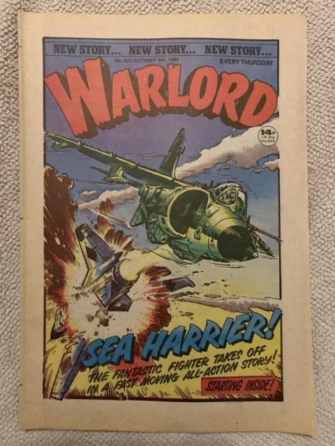 WARLORD comic - No.420 October 9th 1982 Great Condition