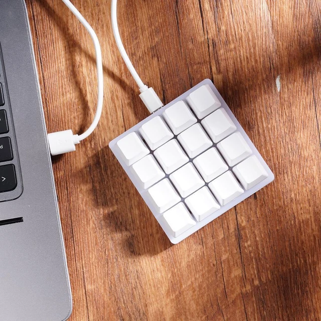 16-KEY BLACK KEYPAD Mechanical Keyboard Custom Shortcut Keys ...