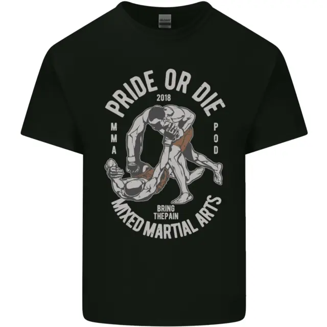 T-shirt top Pride MMA Muay Thai arti marziali miste da uomo cotone