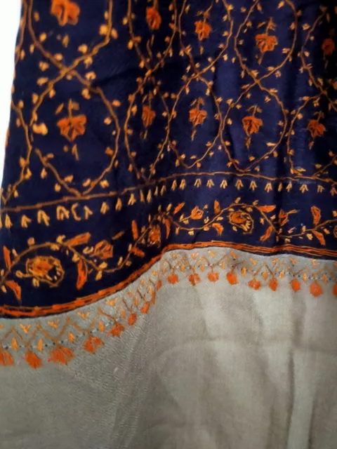 Vintage Hand Embroidered Shawl