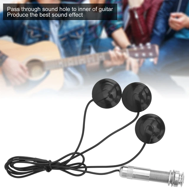 Guitar Piezo Pickup End Button Transducer For Acoustic Guitar Violin Ukulele HB0