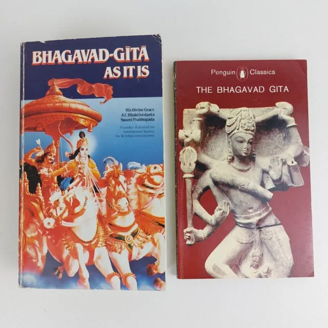 Bhagavad Gita As It Is and Penguin Classics The Bhagavad Gita Paperback Book Set