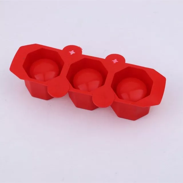 3 Holes Silicone Mold Geometric Round Polygon Concrete Flowerpot Decorating Tool 3