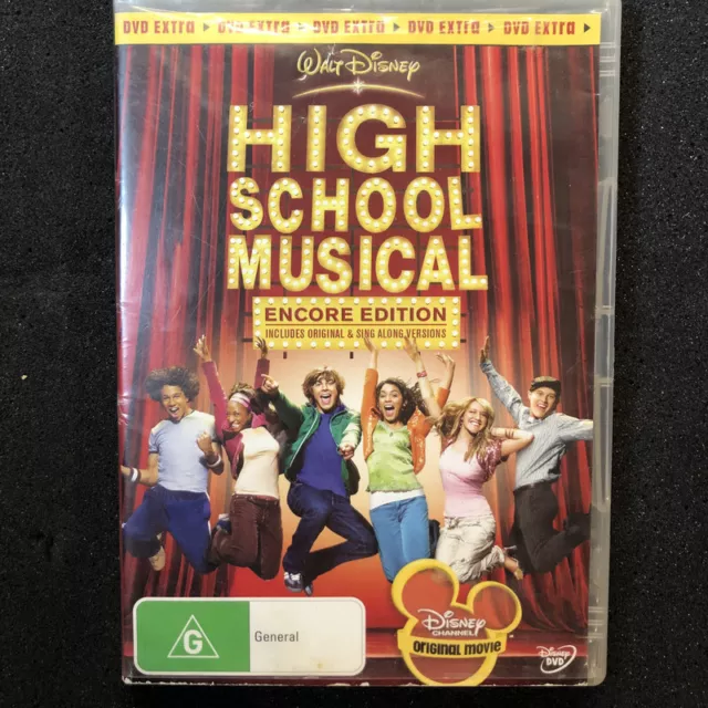 High School Musical Encore Edition Walt Disney PAL DVD R4 Zac Efron