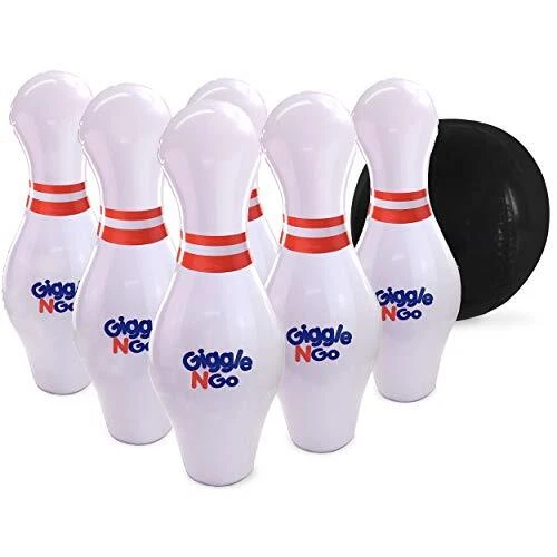 Kids Bowling Set Indoor Games or Outdoor Games for Kids. Hilariously Fun