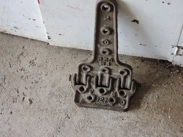 Antique Primitive FM 922 Railroad Car Hinge Barn nice shape 15 1/2" long 2