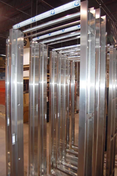 Eliason Reinforced Stainless Steel Door Frame 6-0x7-0x8-1/4 Cased Open No Stop