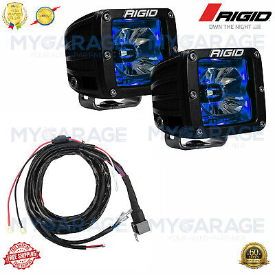 Rigid Industries Radiance Pod LED Blue Backlight Kit Pair Multi Trigger Harness