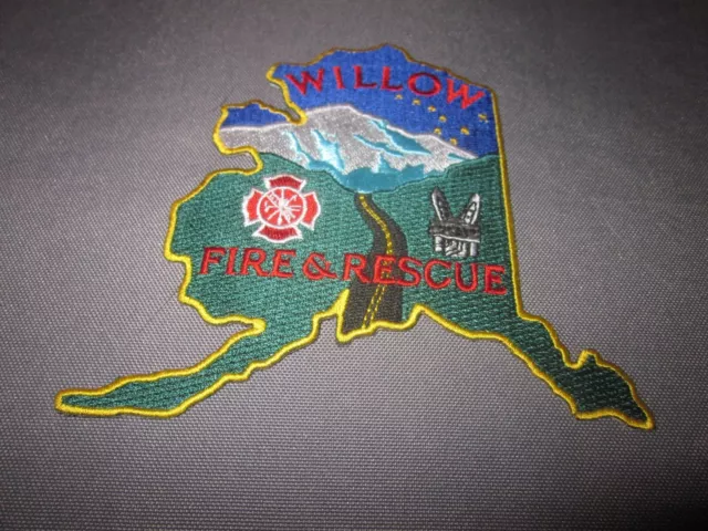 WILLOW alaska FIRE & RESCUE PATCH