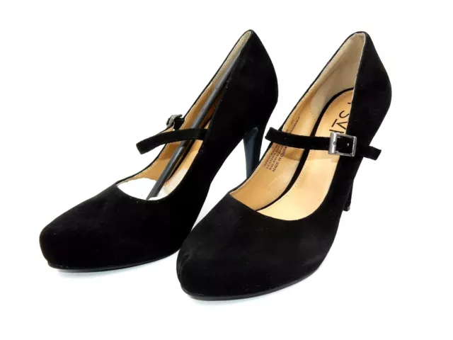 Rsvp "Spencer’s" Black Suede Mary Jane Dress Pumps ~ Women's Us Size: 7 Med 3