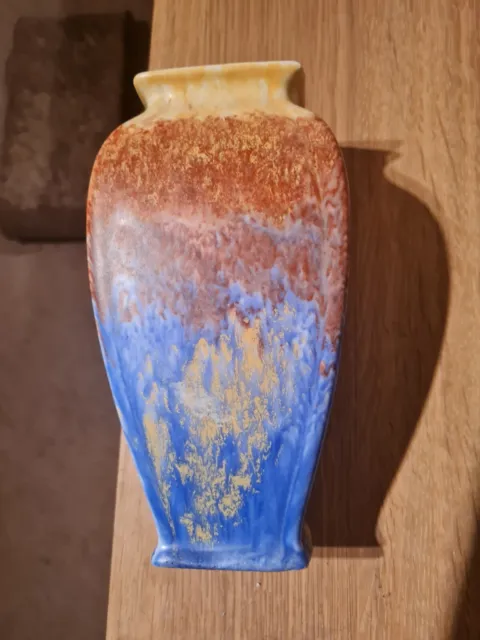 Empire Ware Vase Art Deco Drip Glaze 1930s Vintage Staffordshire Pottery
