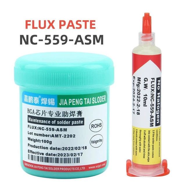 Low-smoke Soldering Supply Solder Paste NC-559-ASM Welding Flux Repair Tool