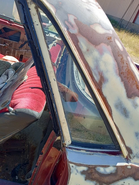 1978-1987 El Camino Rear Cab Quarter Glass Window B Pillar Lh Left Side Nice