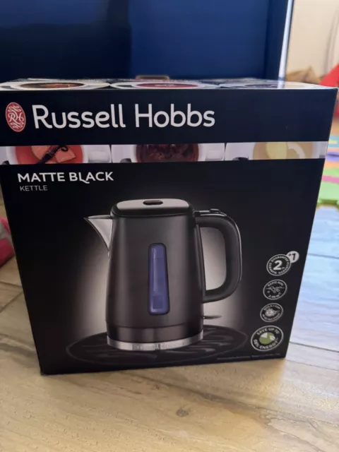 Bouilloire Russell Hobbs Matte Black Neuve