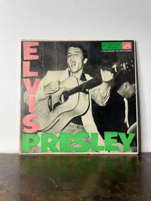 Elvis Presley RCA LPM-1254 Debut 1st Album LP Rockaway Pressing 1956