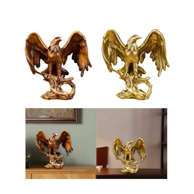 Statue d'ornements en résine d'aigle, Sculpture, Sculpture d'aigle créative à