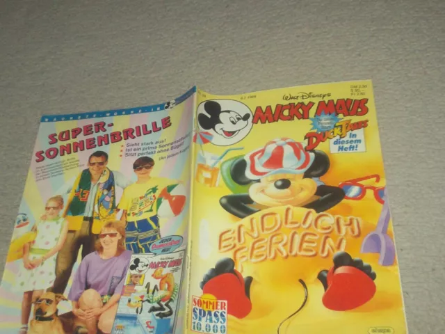 Micky Maus Comic Heft Nr.28 Vom 6.7.1989 + Mini Comic Nr.26