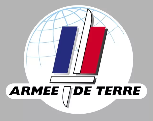 STICKER LOGO ARMEE DE TERRE FRANCE POUR PARE-BRISE AUTOCOLLANT  7cm AA131