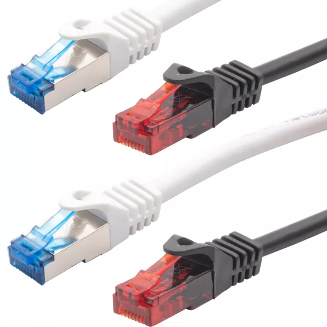 Netzwerkkabel CAT 7 Patchkabel 5e LAN Internet Ethernet Netzwerk Kabel 0,15m-50m