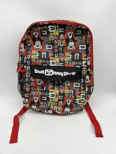WALT DISNEY WORLD Theme Parks Authentic Backpack Mickey Mouse Pop Art ...